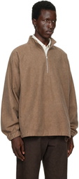 colbo Brown Half Zip Parka