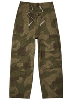 Moncler Genius 8 Moncler Palm Angels Camouflage Cotton Trousers Multicoloured
