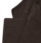 Boglioli - Dark-Olive Unstructured Stretch-Cotton Corduroy Suit Jacket - Men - Dark green