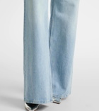 Rabanne Metallic wide-leg jeans