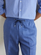 Paul Smith - Straight-Leg Linen Trousers - Blue