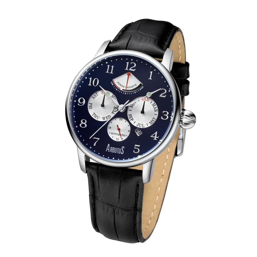 Arbutus Automatic Blue Dial Mens Watch AR914SUB