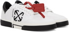 Off-White White & Black New Low Vulcanized Sneakers