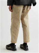 Comfy Outdoor Garment - Wide-Leg Nylon-Ripstop Trousers - Neutrals