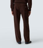 Stone Island Marina logo cotton fleece sweatpants