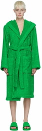 Bottega Veneta Green Cotton Bathrobe