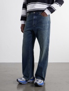 Balenciaga - Straight-Leg Distressed Jeans - Blue