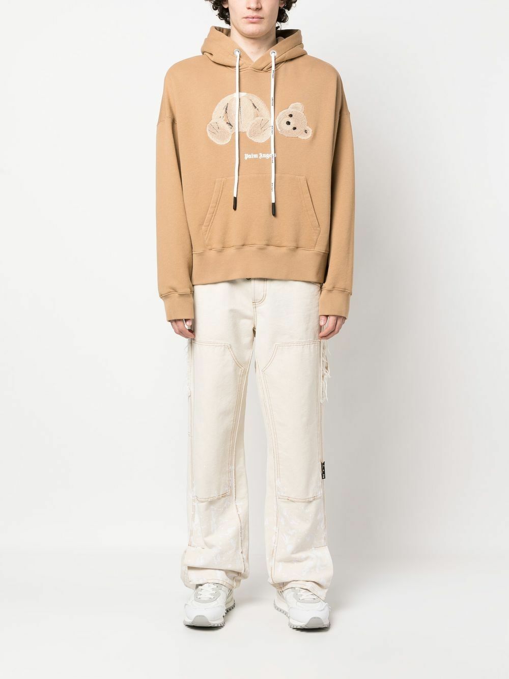 PALM ANGELS - Pa Bear Cotton Hoodie