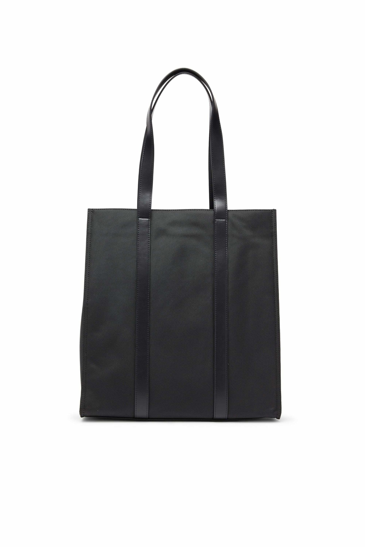 Diesel Multi-Pkts - Shopping bag with flap pocket and zip - Shopping Bags - Unisex - Black