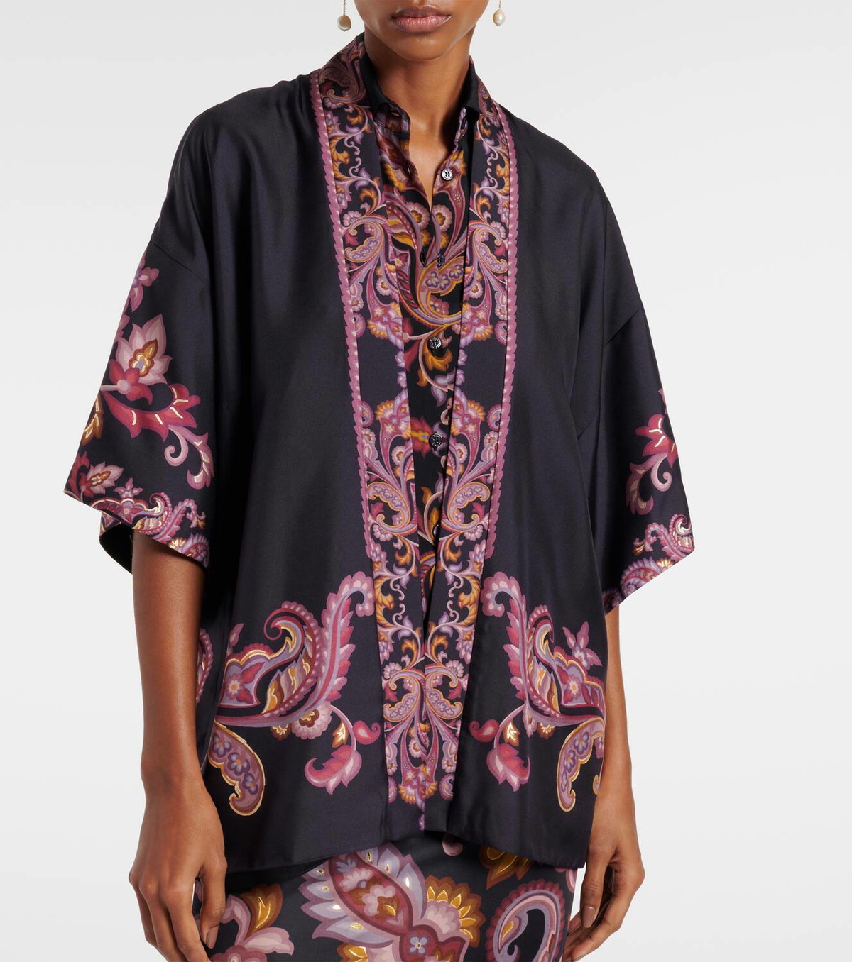 Etro Paisley silk jacket