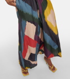 Velvet Claudette cotton and silk maxi dress
