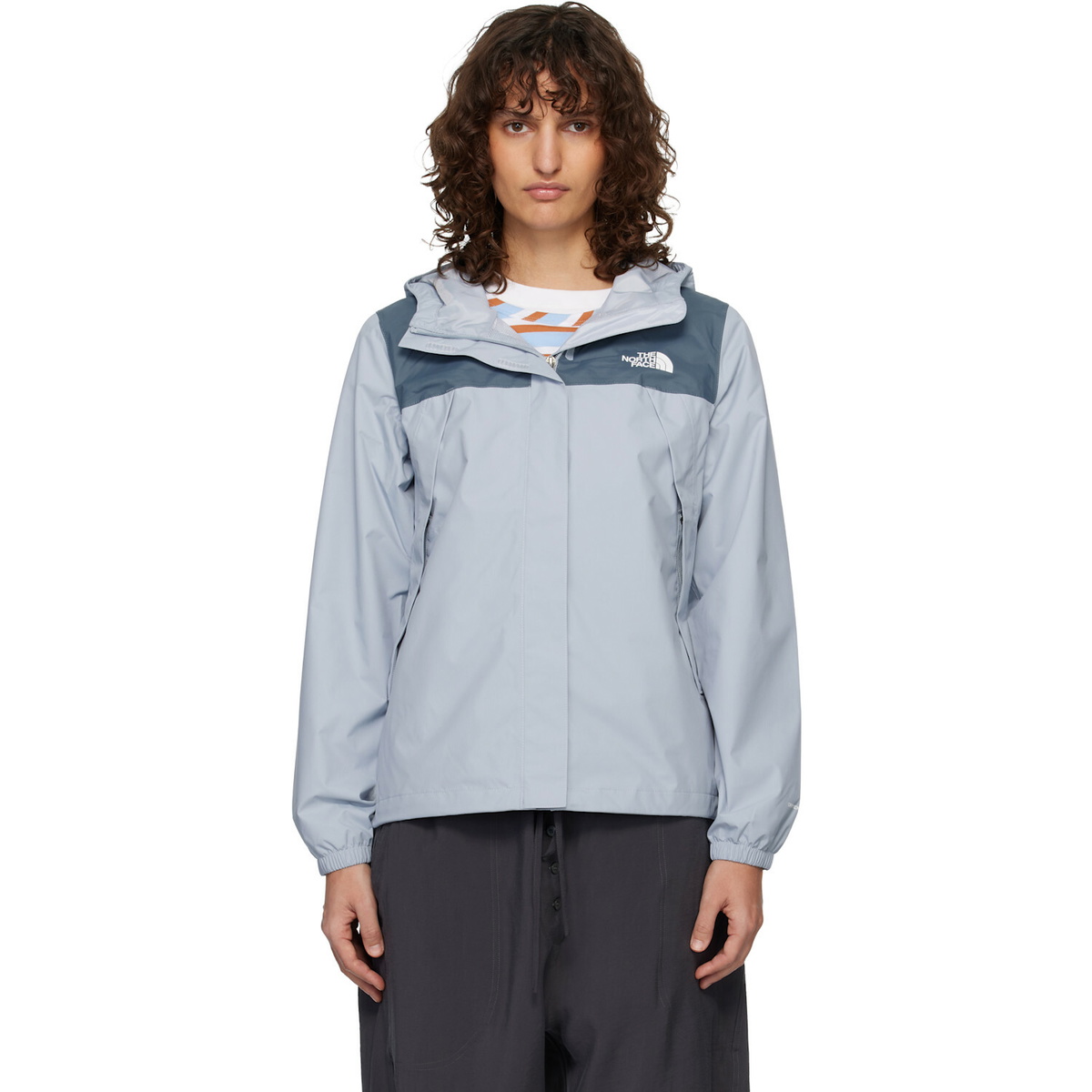 The North Face Blue Antora Rain Jacket
