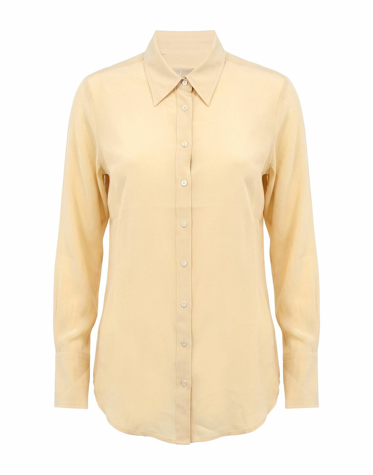 120% Lino Womens Shirt in Beige