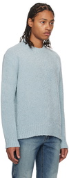 Solid Homme Blue Vented Sweater