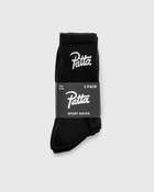 Patta Patta Sports Socks 2 Pack Black - Mens - Socks