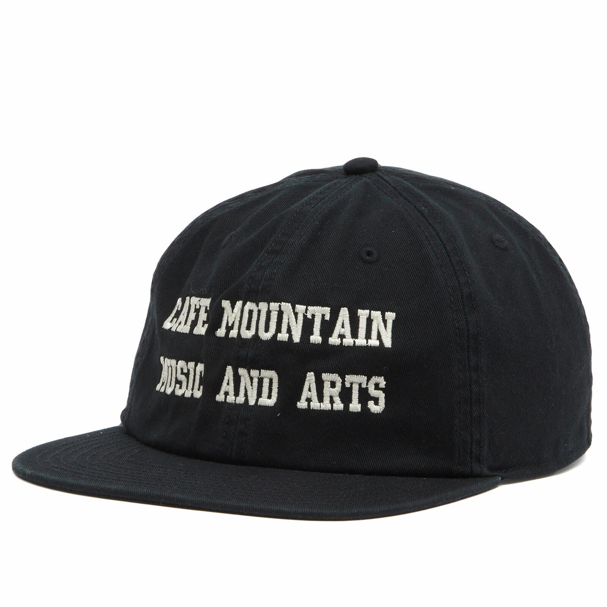 Café Mountain Men's Music and Arts Cap in Washed Black 