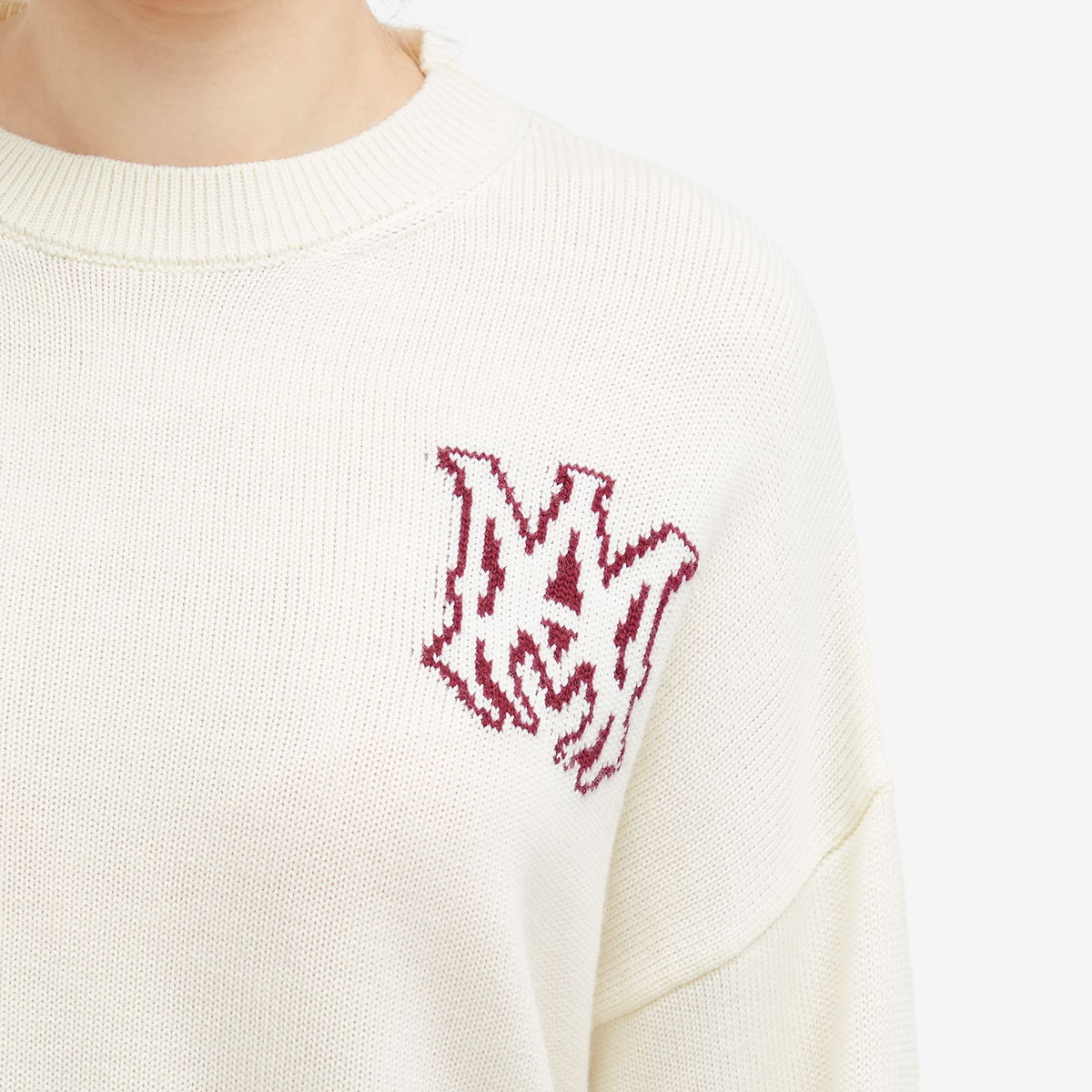 AMIRI Women's Crewneck in Alabaster