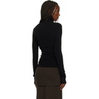 ISSEY MIYAKE Black October Cotton Baguette Turtleneck
