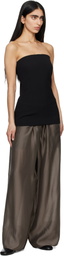 Entire Studios Brown Vento Wide Leg Trousers