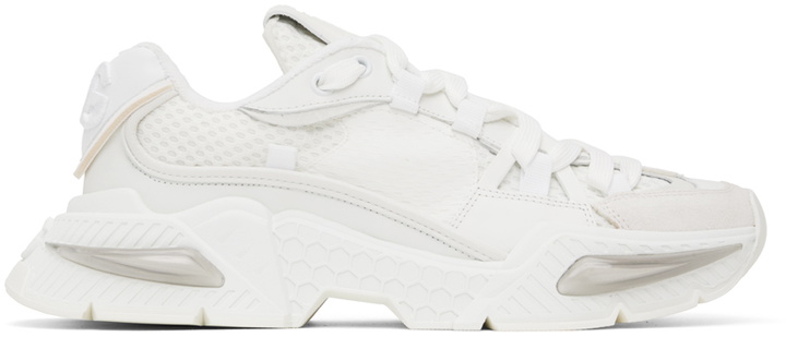 Photo: Dolce & Gabbana White Airmaster Sneakers