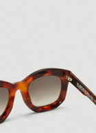 Mask B2 Oversized Acetate Sunglasses in Brown