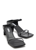 Calvin Klein Tilda 55 Grained Leather Mules Black