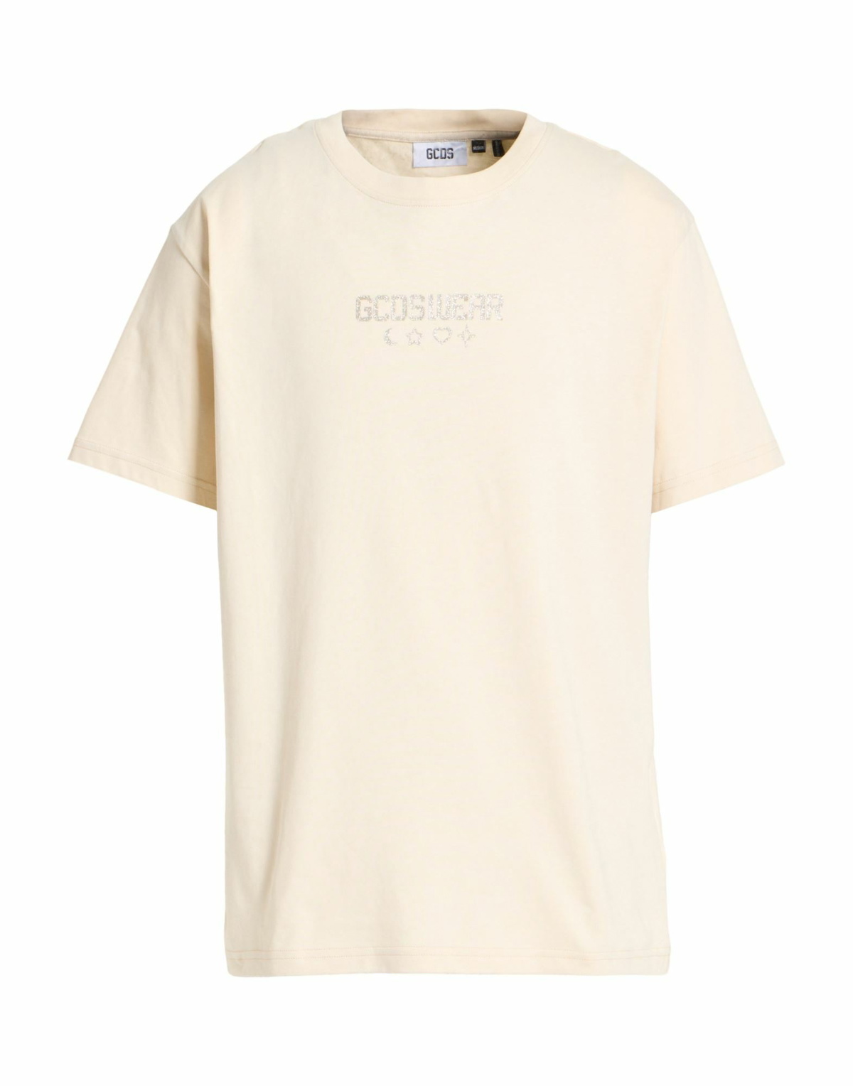 Gcds Mens T-shirt in Beige