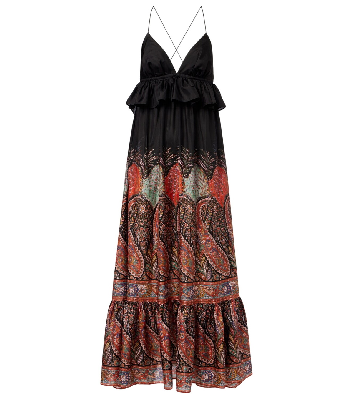 Zimmermann Crush ruffled silk organza maxi dress Zimmermann