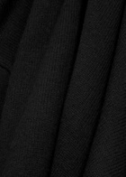 Paige Raundi Cut-out Wool-blend Jumper Black