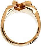 Versace Gold Barocco V Ring