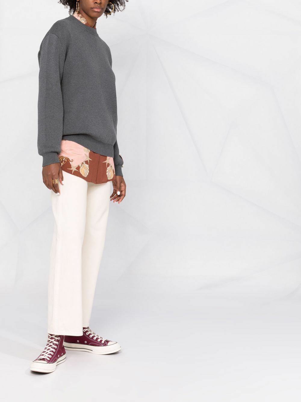 GOLDEN GOOSE - Golden Cotton Crewneck Sweater