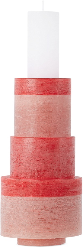 Photo: Stan Editions Red & White Stack 06 Candle Set