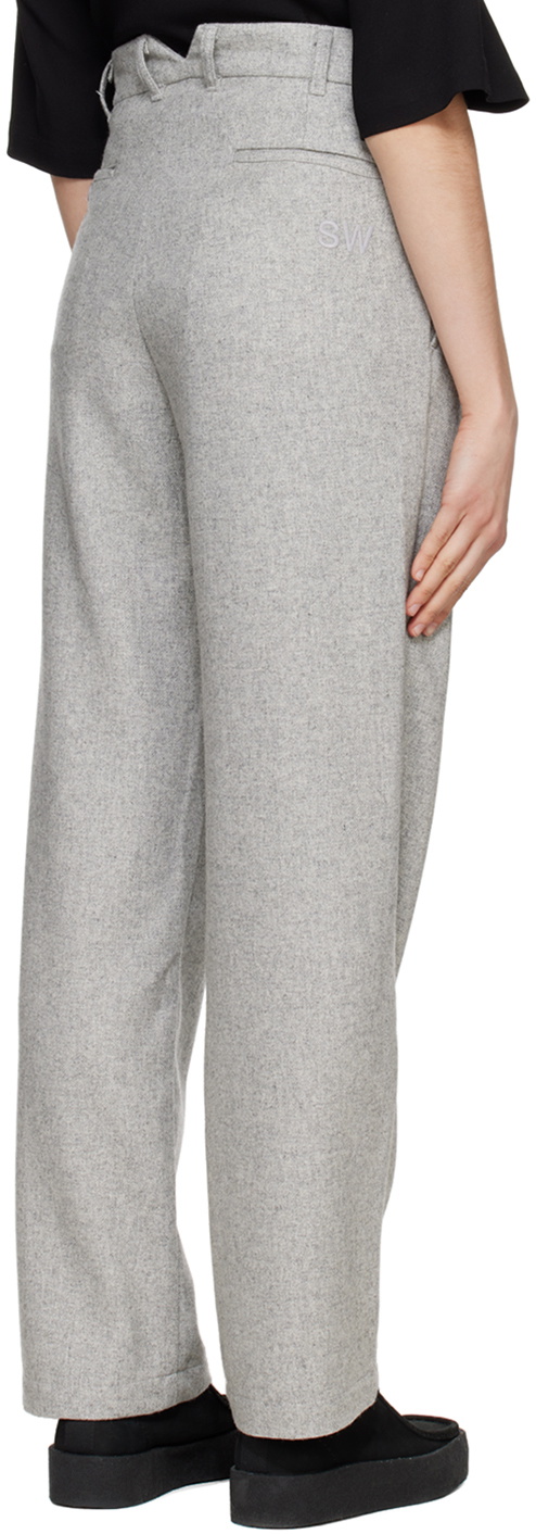 Saintwoods Gray Patch Trousers