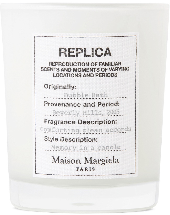 Photo: Maison Margiela Replica Bubble Bath Candle, 5.82 oz