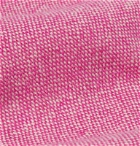 Emma Willis - 9cm Mélange Textured-Cashmere Tie - Pink