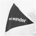 And Wander Men's Big Logo T-Shirt in White