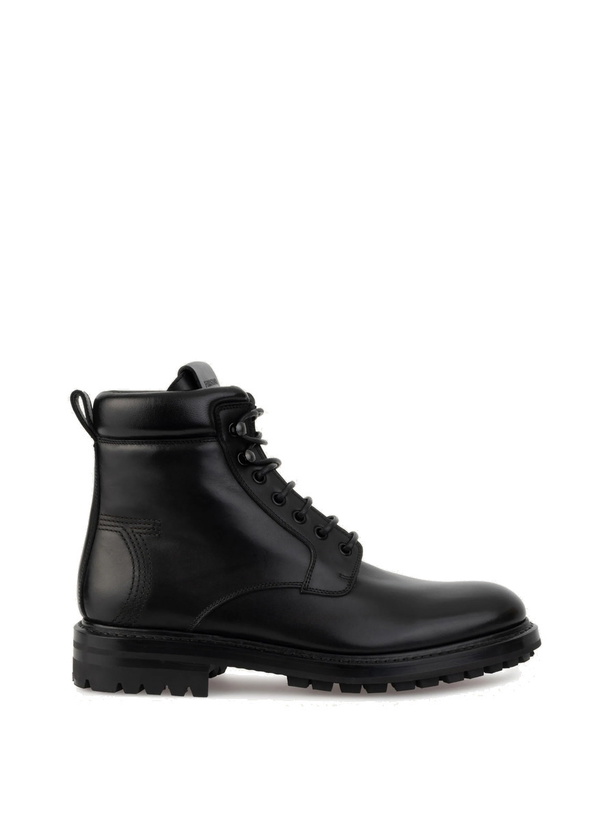 Photo: Ferragamo Mens Tramezza lace-up boot in Black
