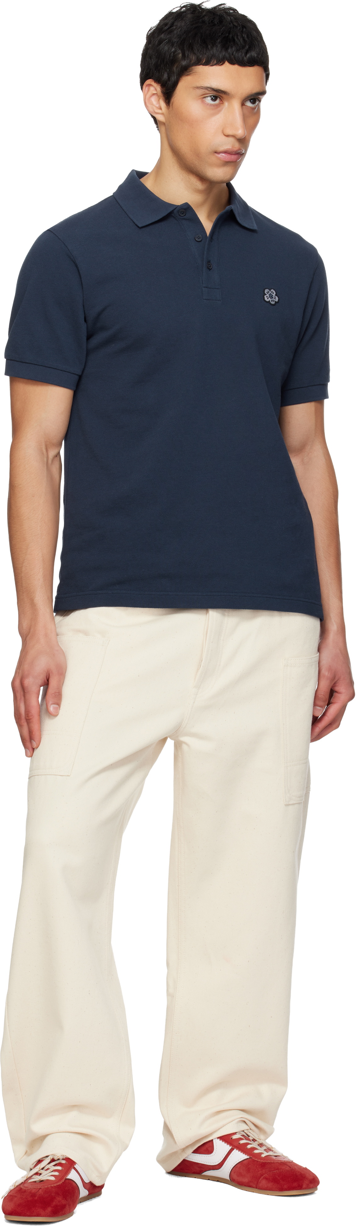 Kenzo Off-White Kenzo Paris Cargo Monkey Fit Jeans