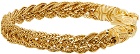 Emanuele Bicocchi Gold Braided Bracelet