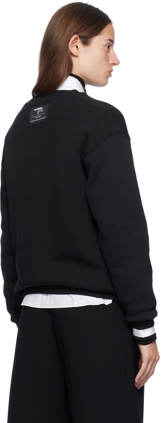 HommeGirls Black Washed Sweatshirt