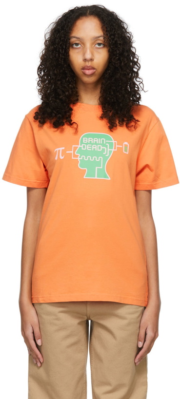 Photo: Brain Dead Orange Low Battery T-Shirt