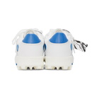 Off-White White and Blue Mountain Cleats Sneakers