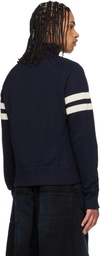 MISBHV Navy Zuma Zip Up Sweater