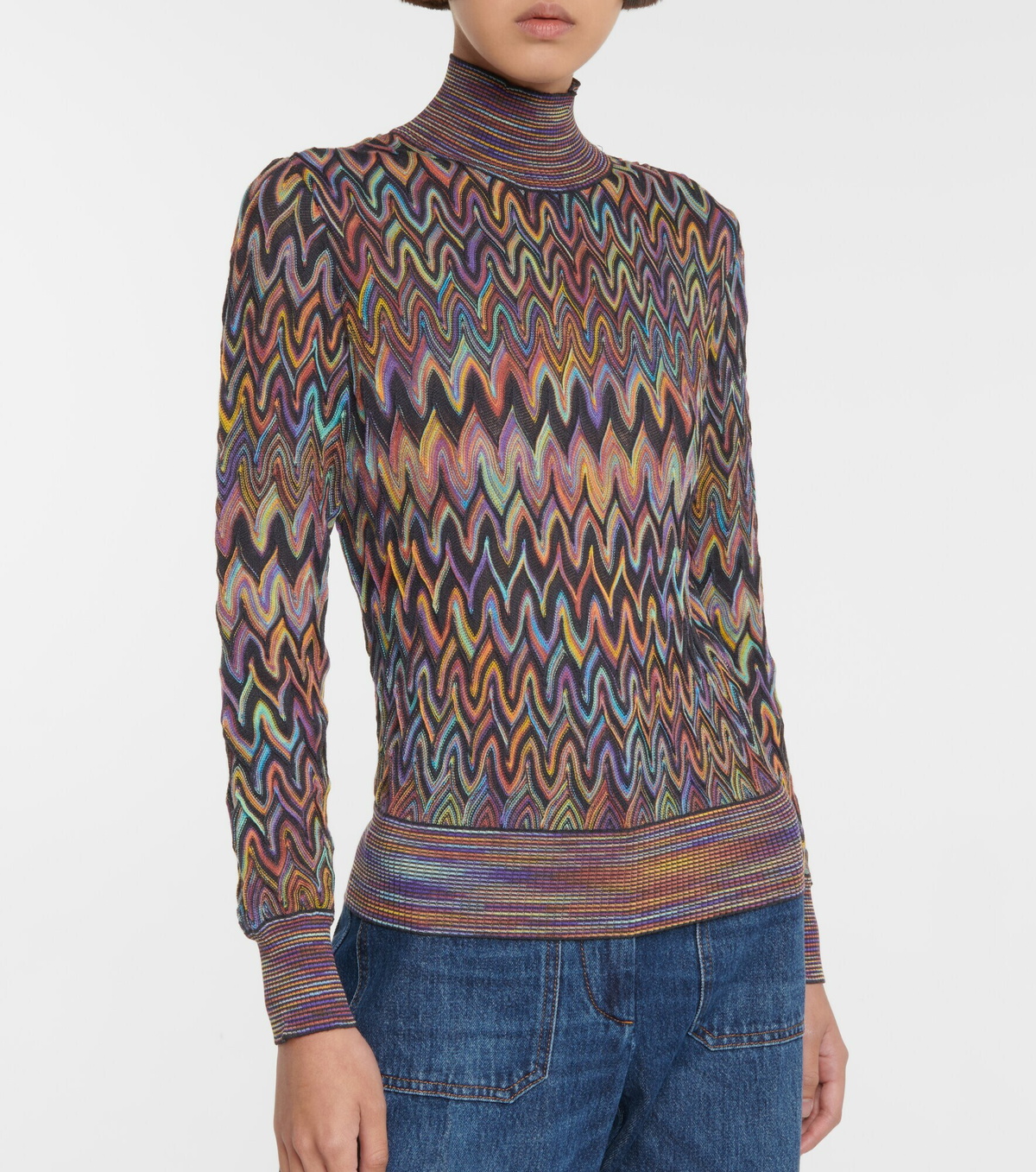 Missoni Missoni Striped Turtleneck Sweater main image 1