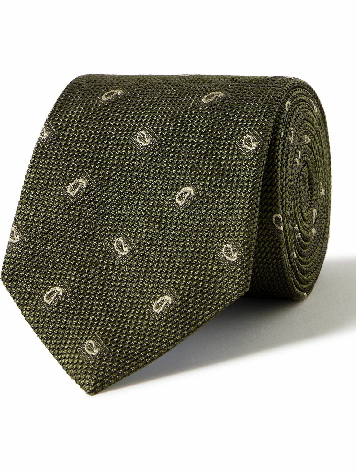 Photo: Richard James - 8.5cm Embroidered Silk-Grenadine Tie