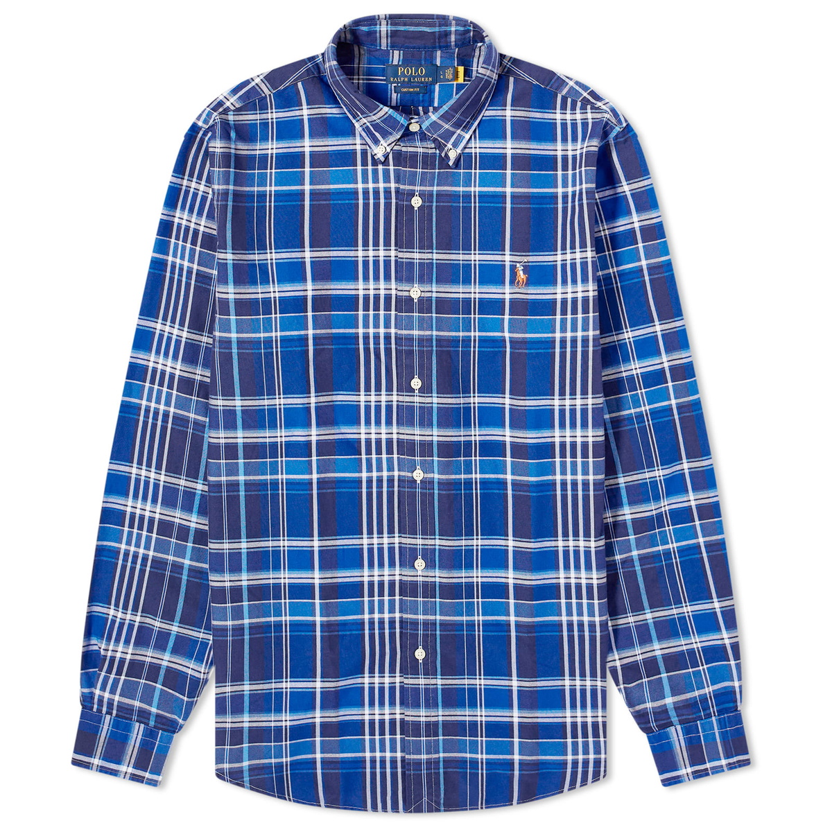 Polo Ralph Lauren Men's Check Oxford Shirt in Blue Multi Polo