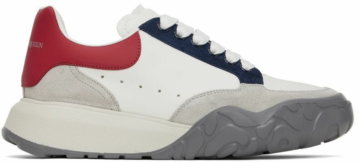 Photo: Alexander McQueen White Court Trainer Sneakers