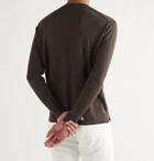 THOM SWEENEY - Super 120s Merino Wool Sweater - Brown