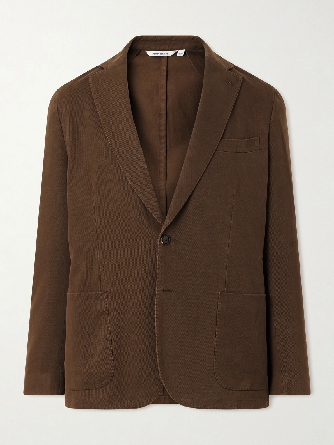 Peter Millar - Chatham Cotton-Cashmere Sigle Breasted Blazer - Brown