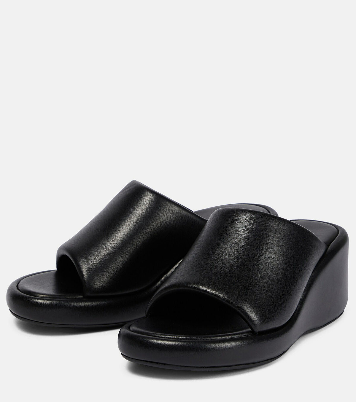 Balenciaga Rise leather wedge sandals Balenciaga